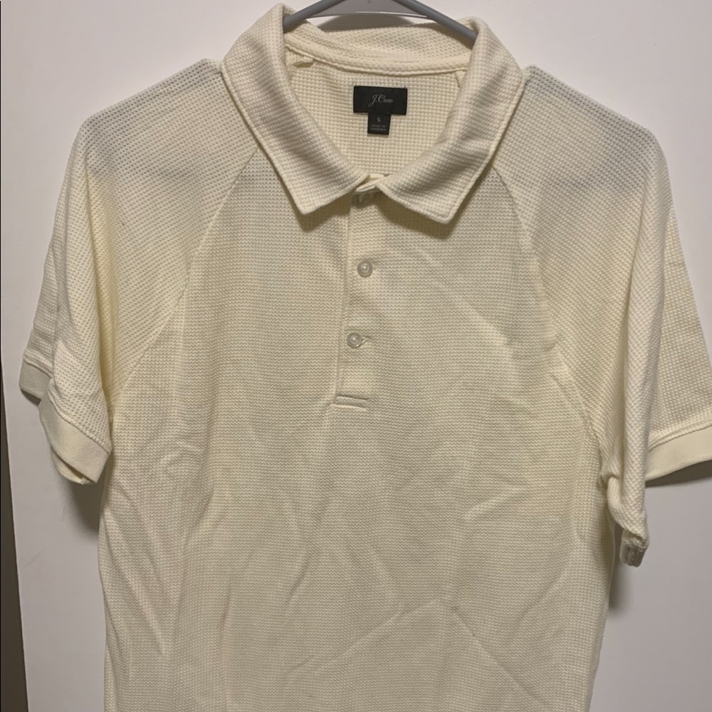 J. Crew Waffle Knit Henley Shirt